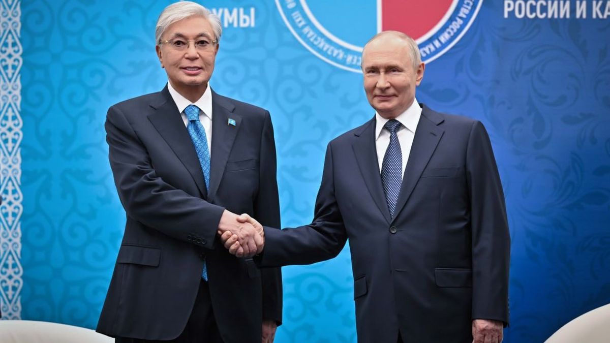 Касым-Жомарт Токаев и Владимир Путин