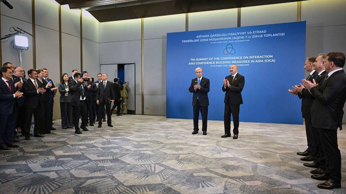 Касым-Жомарт Токаев и Ильхам Алиев
