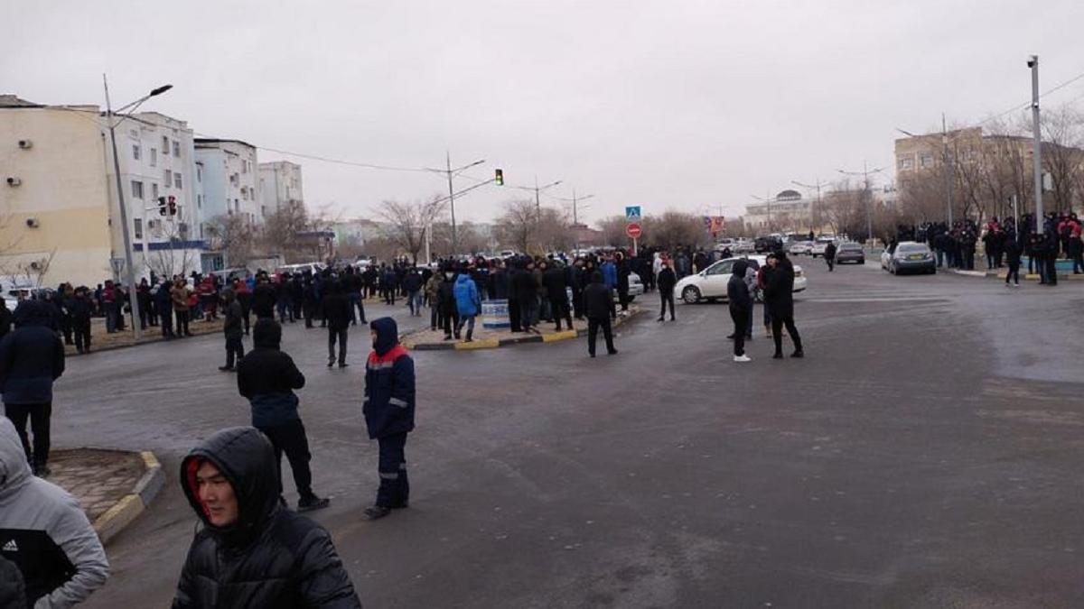 Акции протеста в Актау