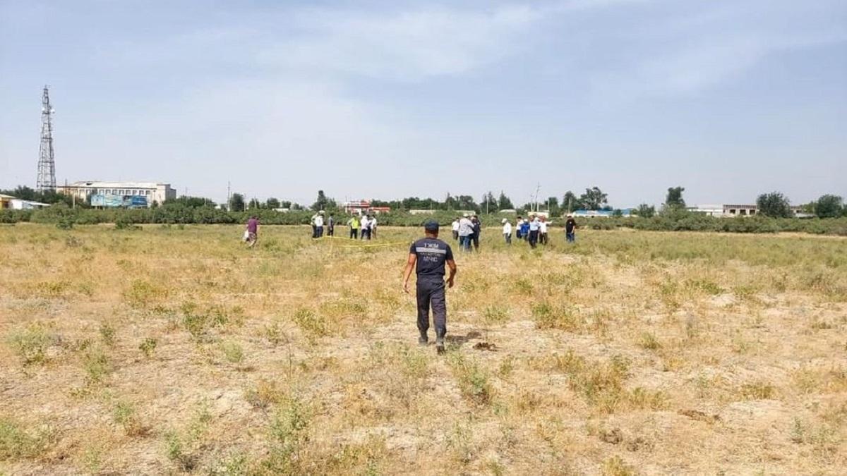 Место обнаружения тела в Туркестанской области