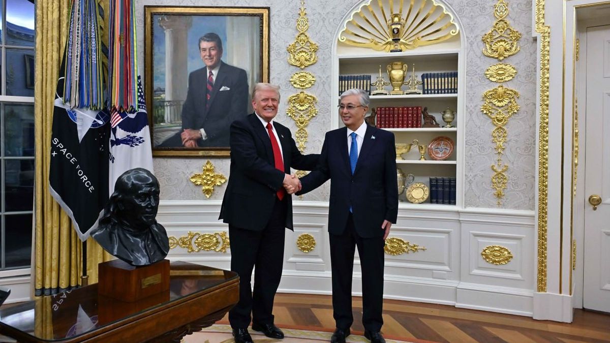 Дональд Трамп и Касым-Жомарт Токаев