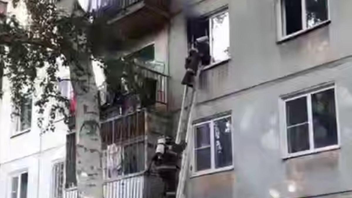 Спасатели на месте ЧП