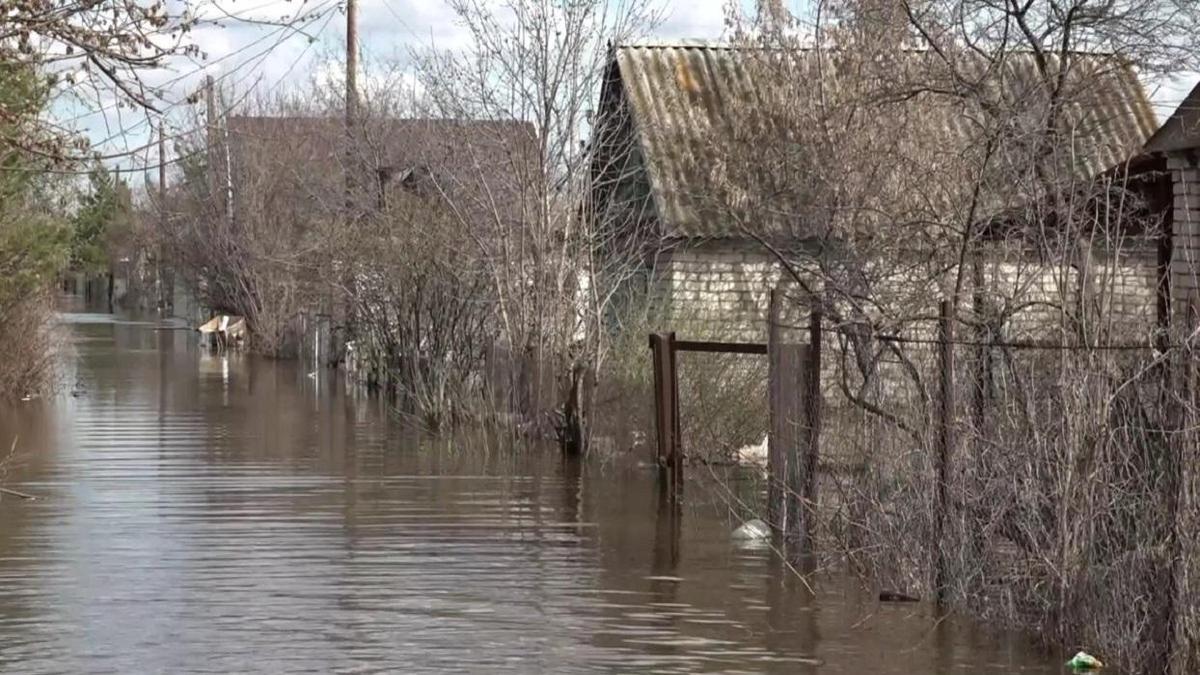 Паводки в Уральске