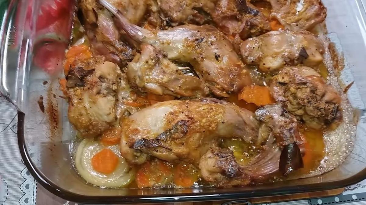 Запеченный кролик