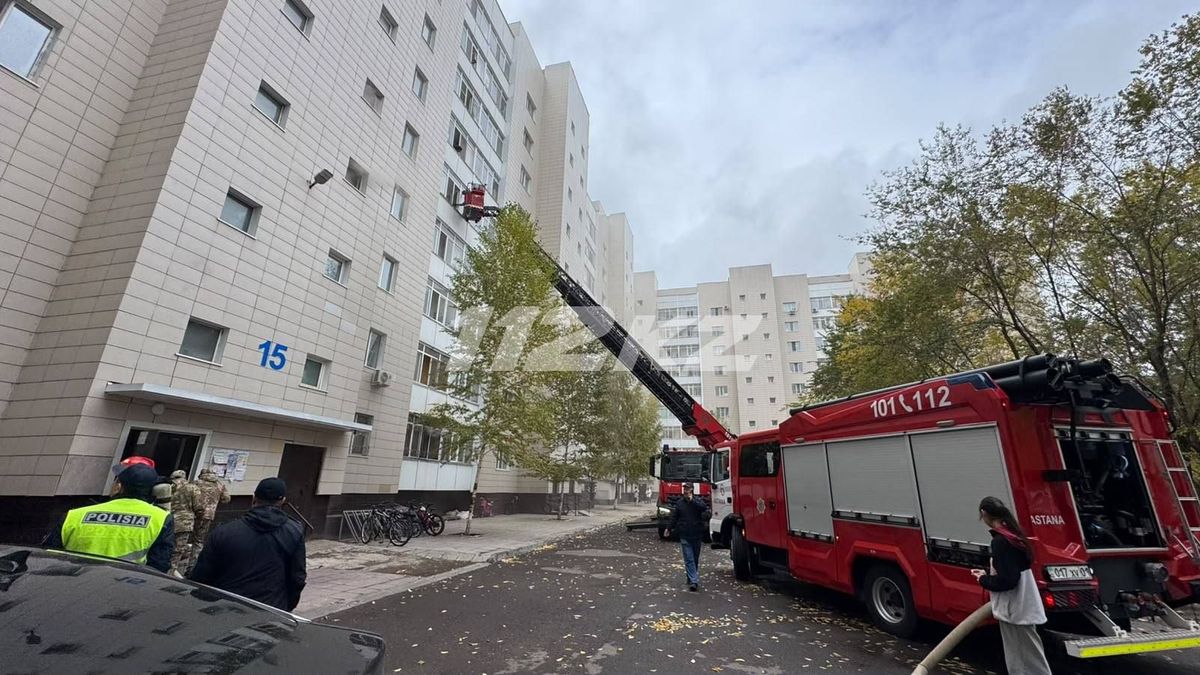 Эвакуация жителей в Астане