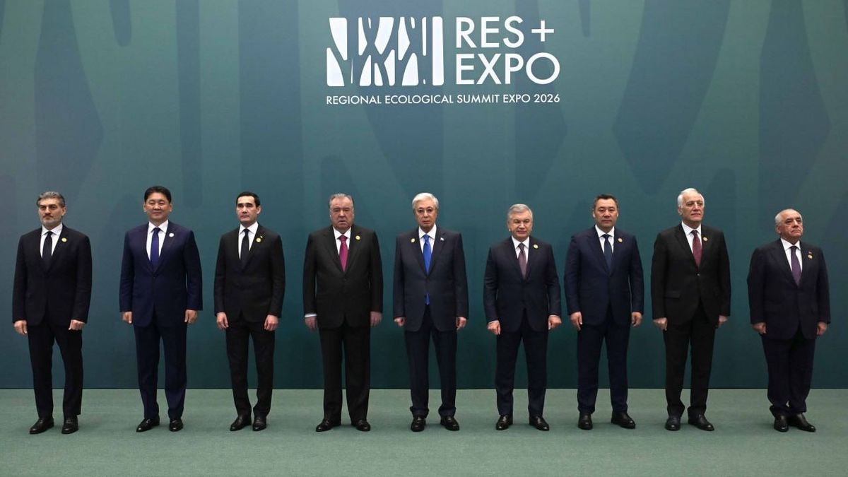 Президенты стран на форуме в Астане