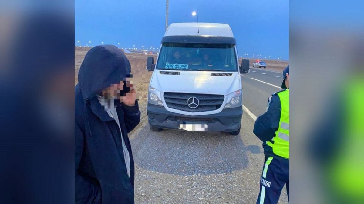 Микроавтобус нарушителя