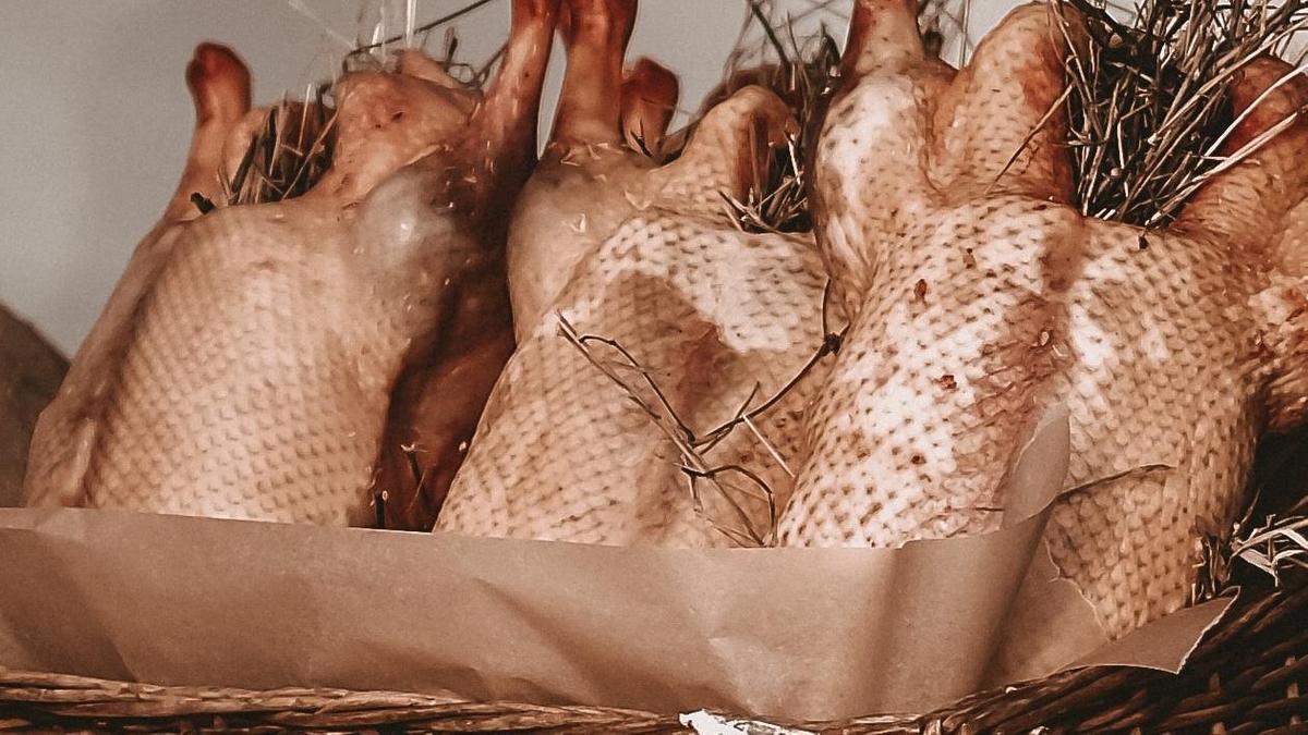 Тушки гусей