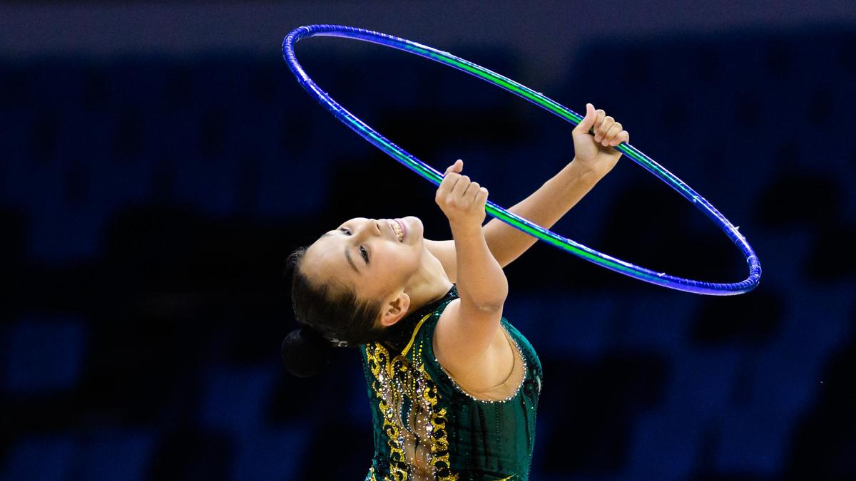 Казахстанская гимнастка Айбота Ертайкызы