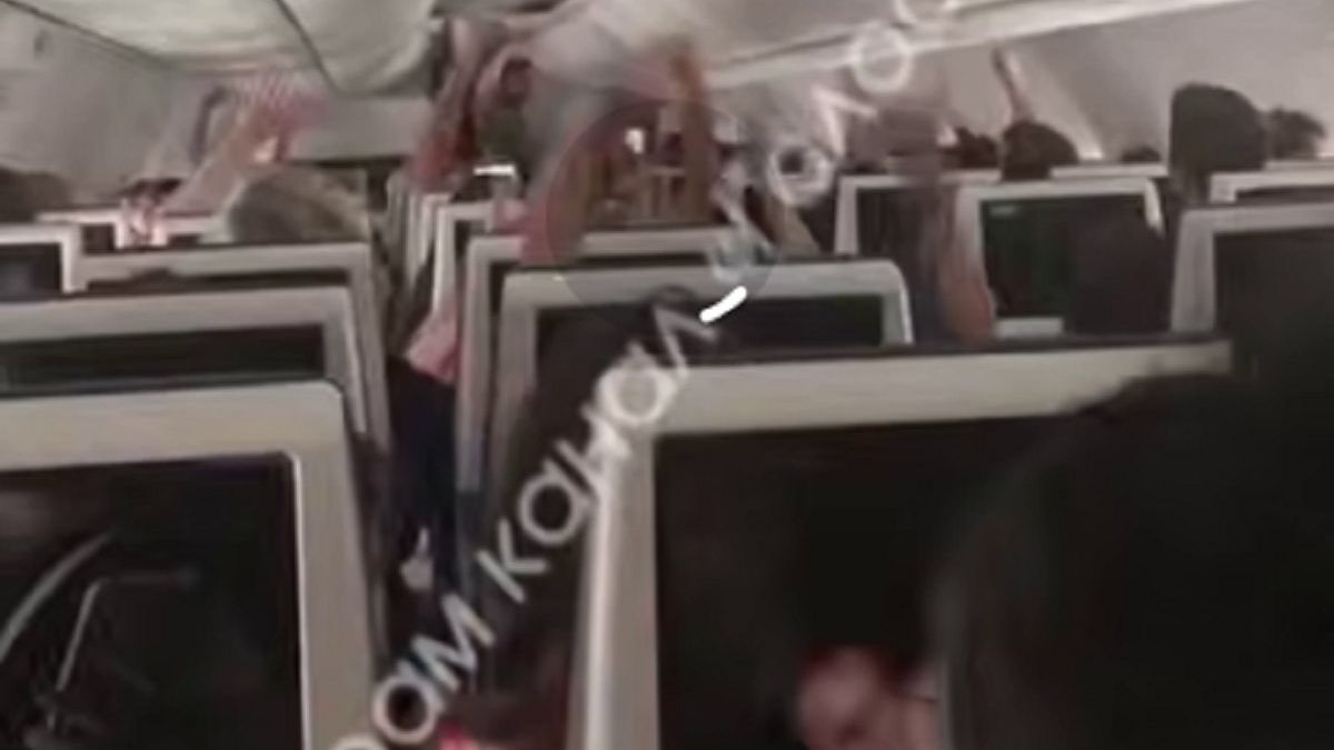 Посадка самолета FlyDubai