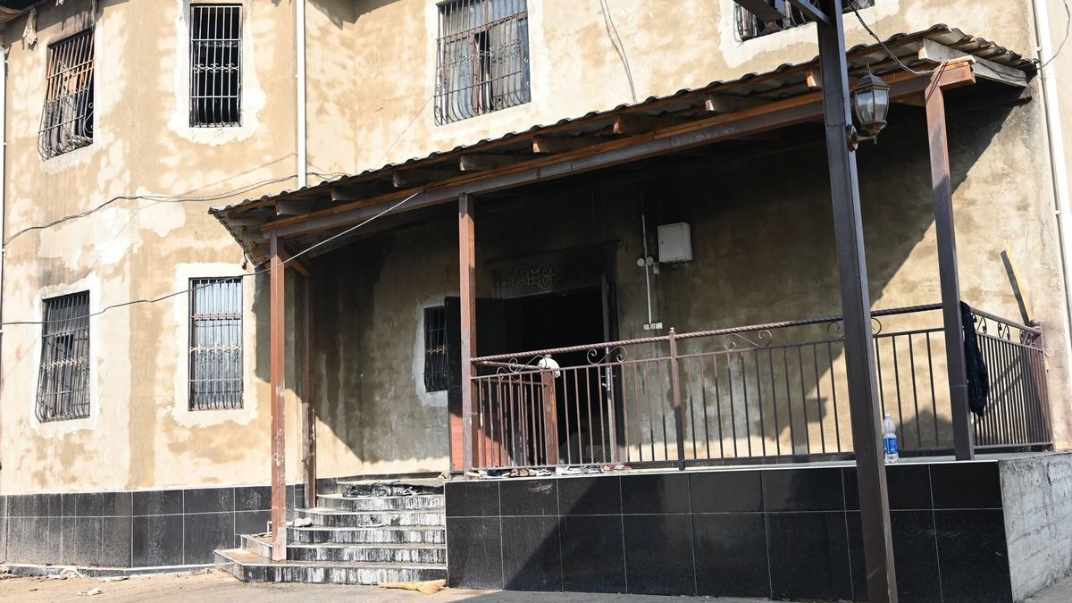 Дом, где произошел пожар