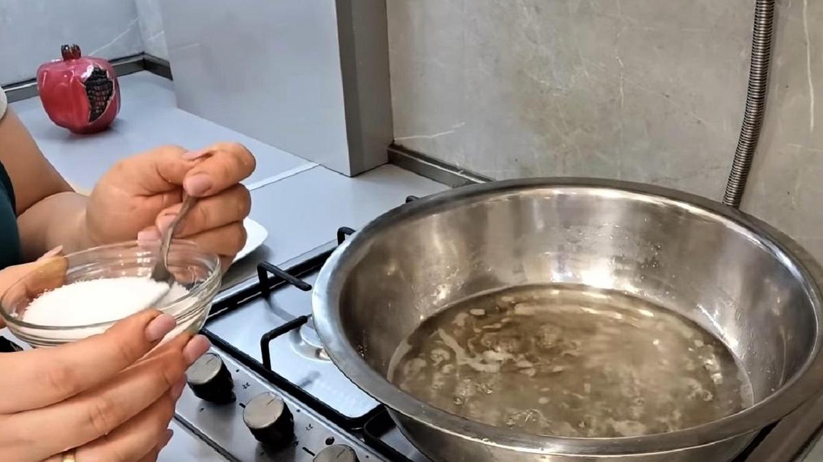 Приготовление сахарного сиропа