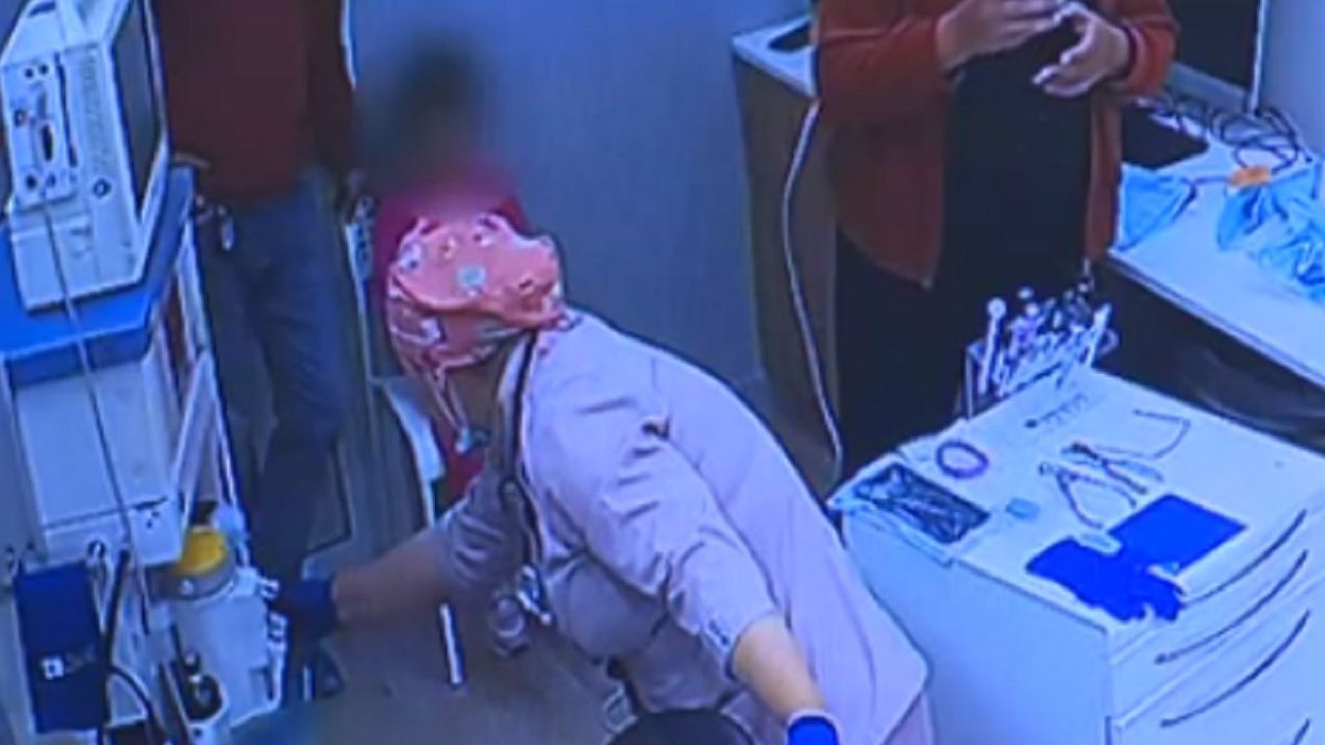 Запись с камер в кабинете стоматолога