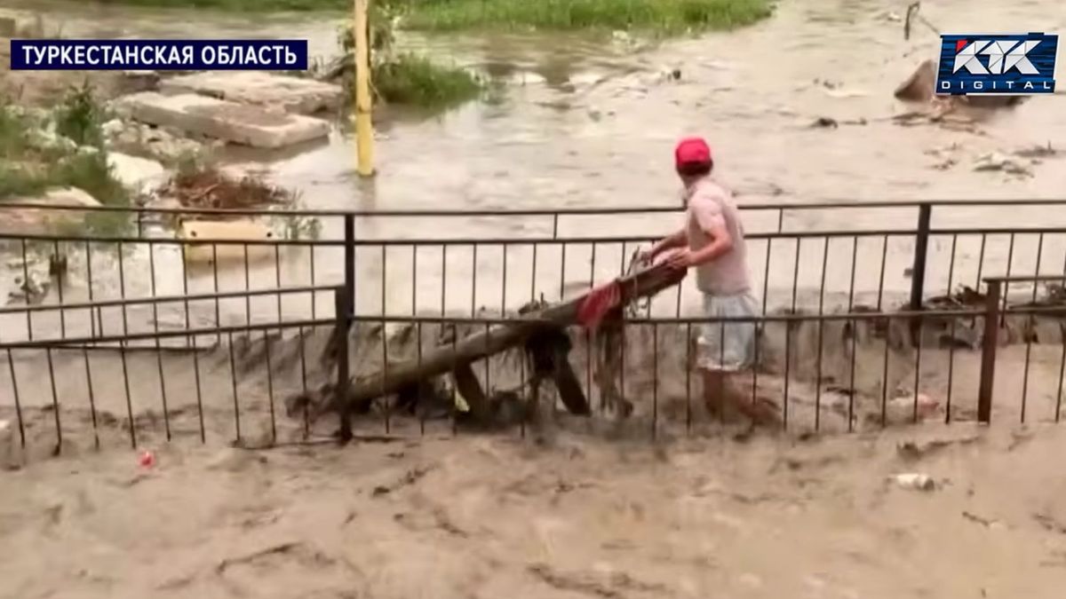 Подтопления в Туркестанской области