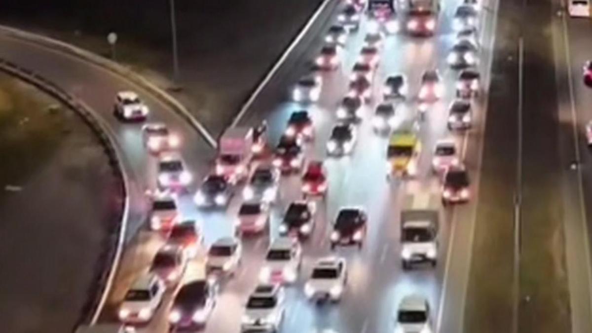 На трассе Алматы - Бишкек