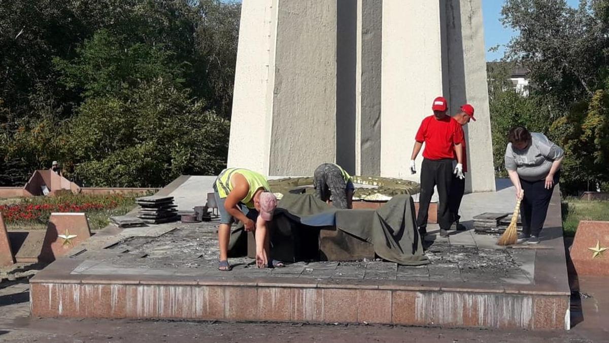 «Вечный огонь» в Павлодаре