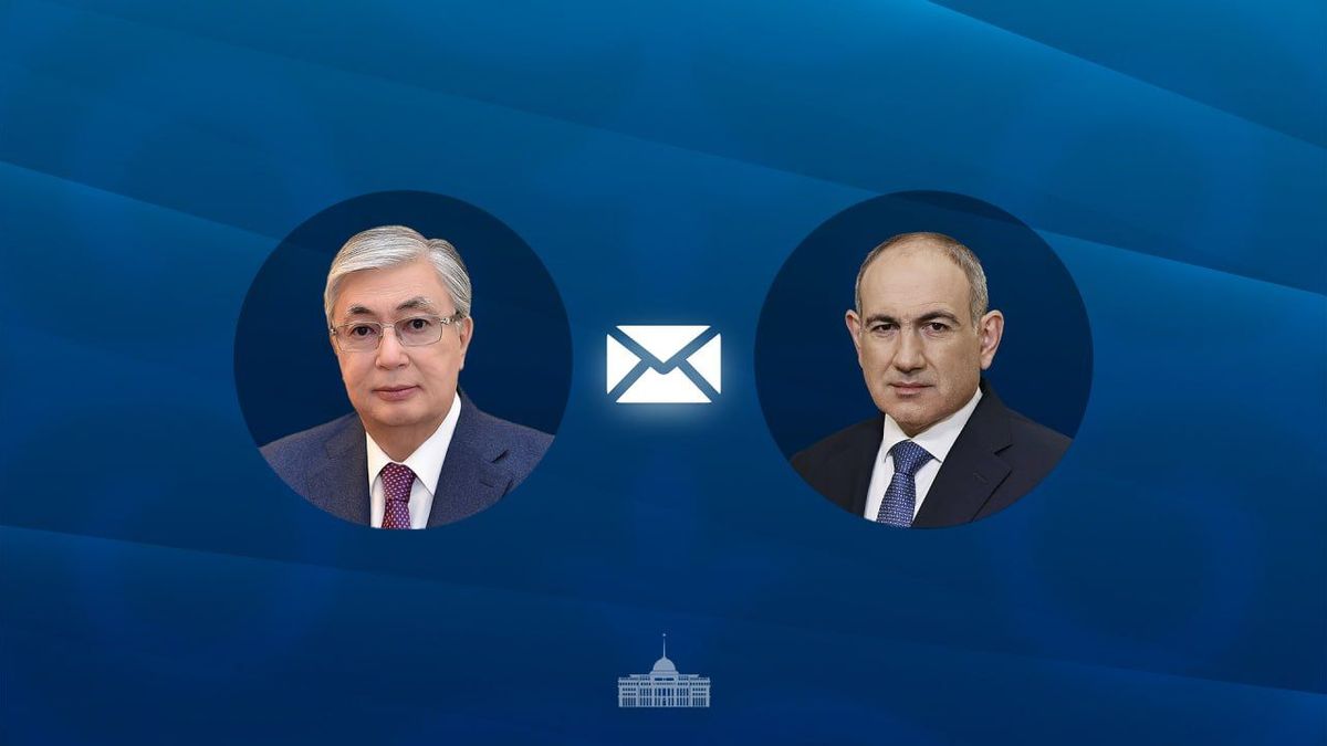 Токаев поздравил Пашиняна с победой его партии на парламентских выборах в Армении