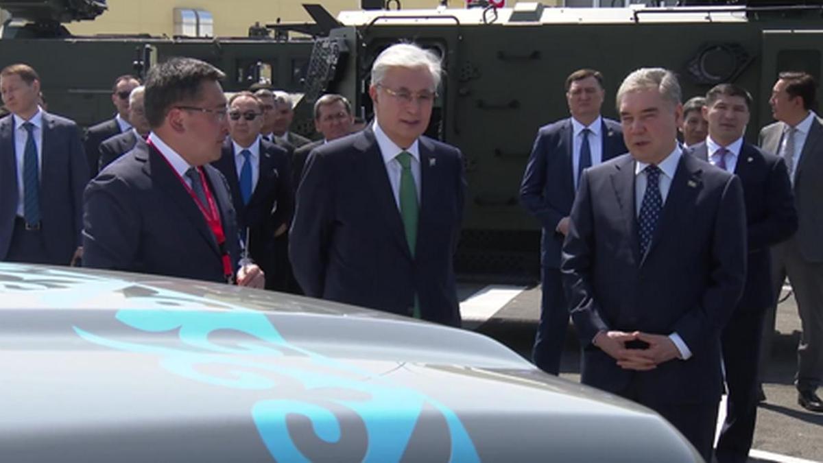 Касым-Жомарт Токаев и Гурбангулы Бердымухамедов Касым-Жомарт Токаев и Гурбангулы Бердымухамедов