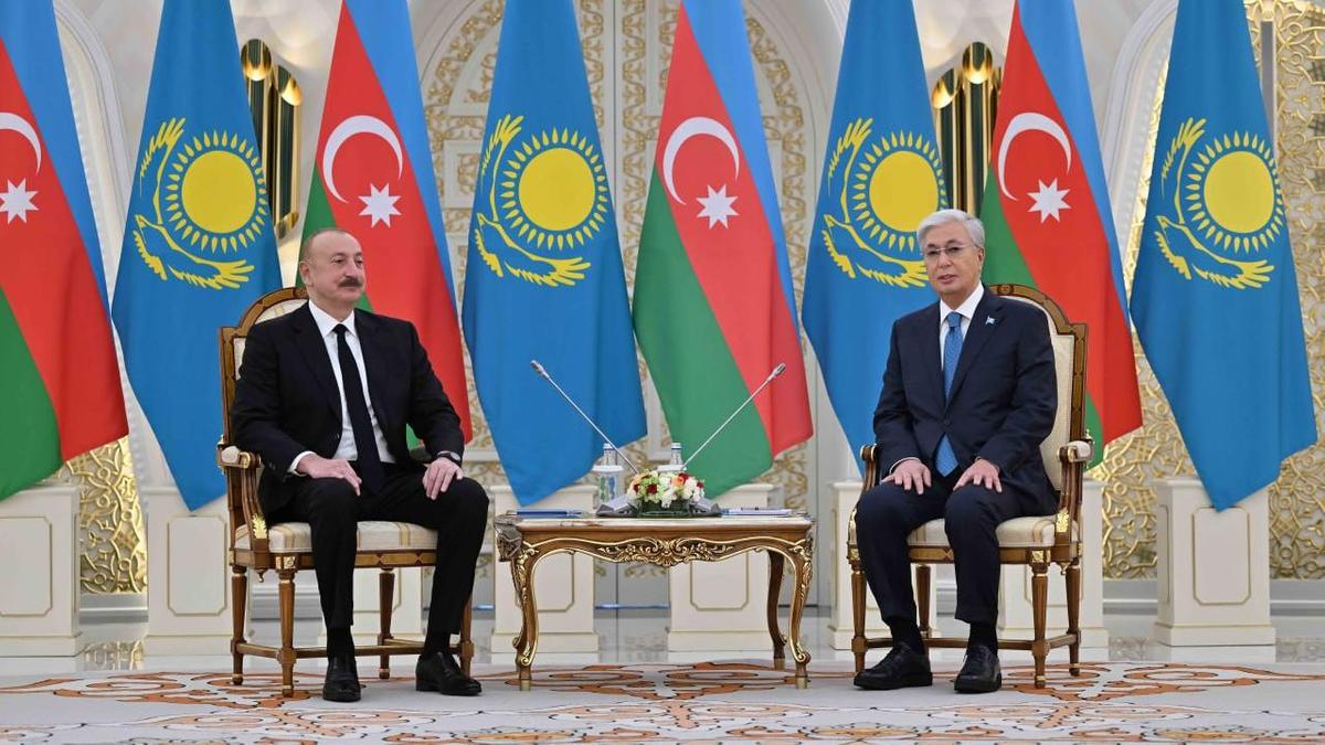 Касым-Жомарт Токаев и Ильхам Алиев