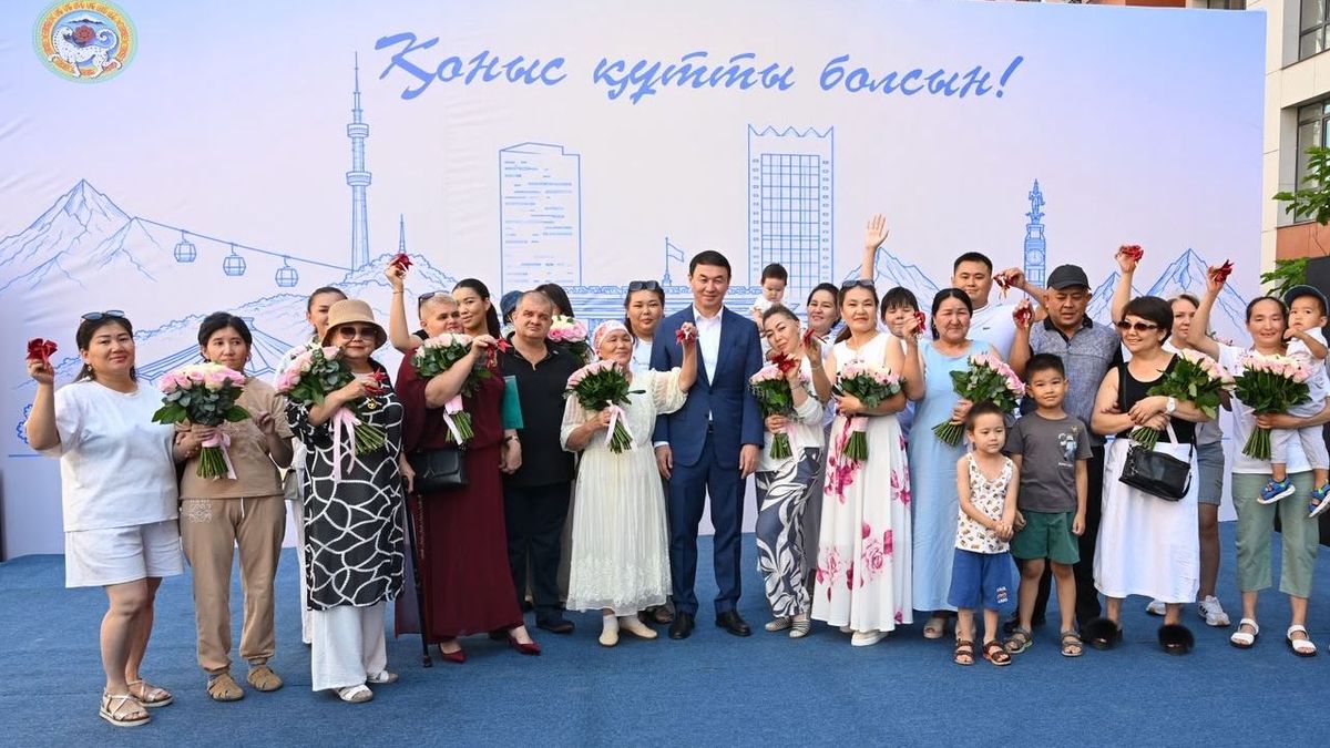 Вручение ключей от квартир