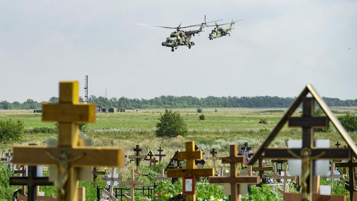 Военное кладбище в Ростовской области