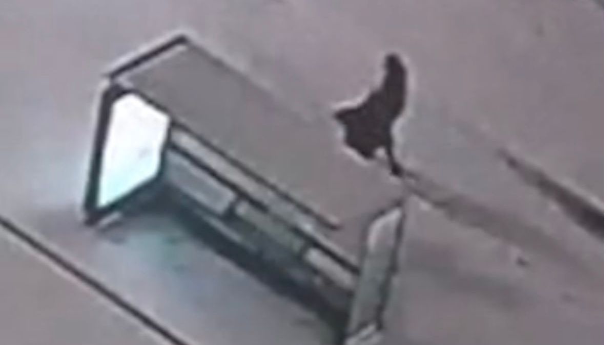 Астанчанин разбил остановку