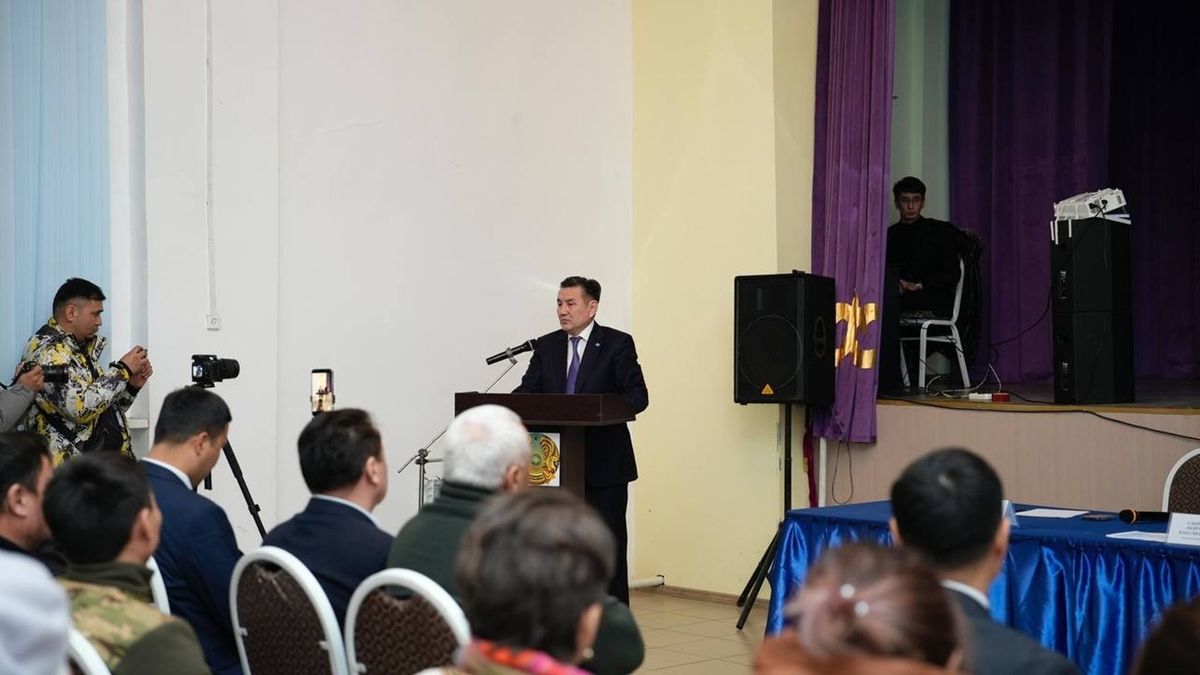Встреча Нурымбета Сактаганова с жителями Маралды