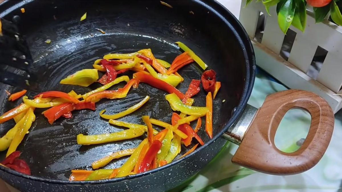 Обжарка перца