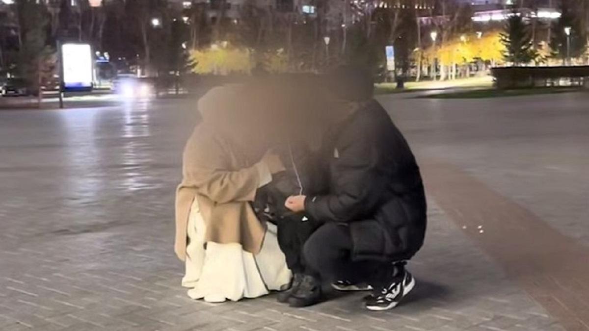 Подозреваемые с сыном