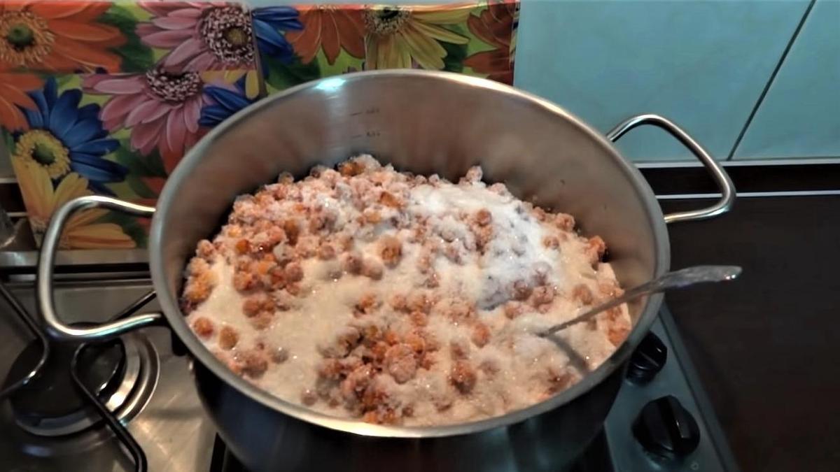 Пересыпания сахаром облепиха