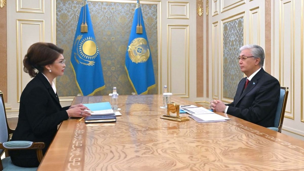 Касым-Жомарт Токаев и Аида Балаева
