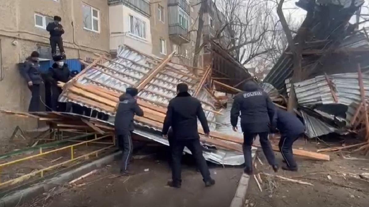 Ураган в Жамбылской области