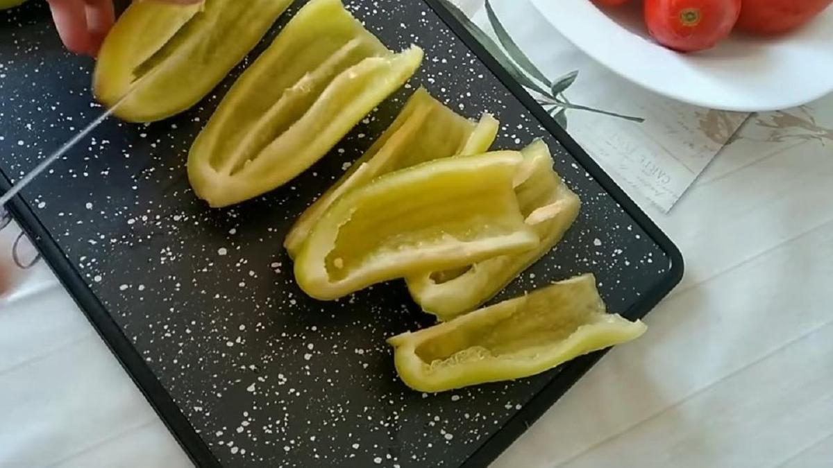 Нарезка перца