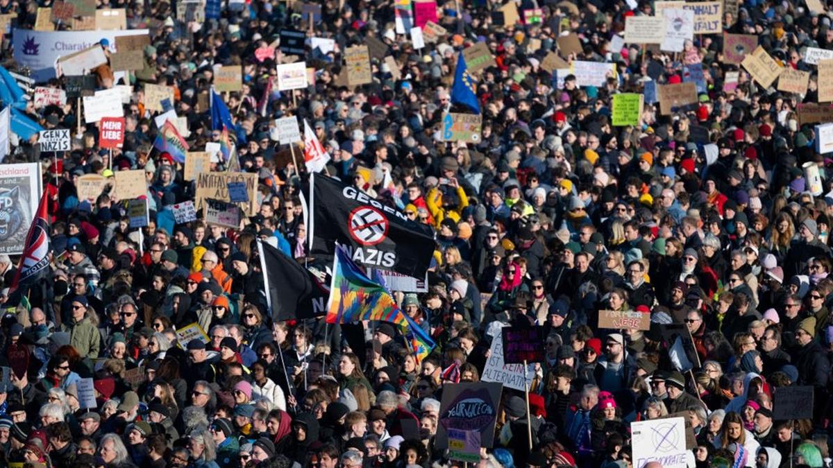 Протесты в Мюнхене Протесты в Мюнхене