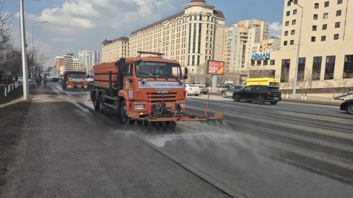 Санитарная очистка в Астане