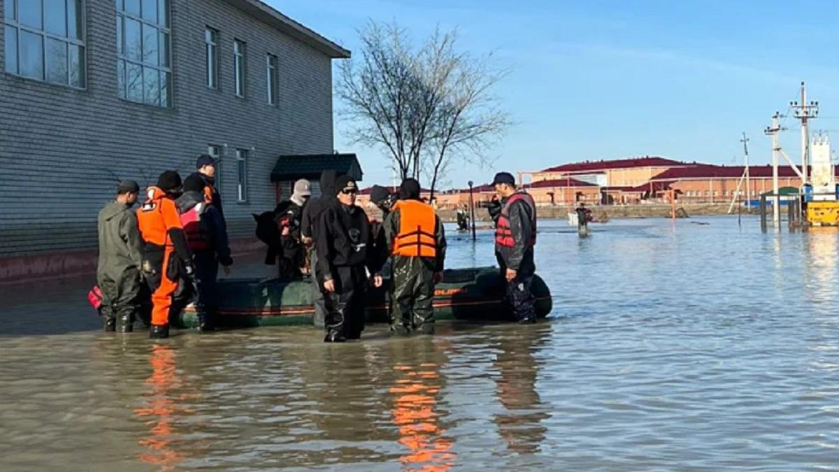 Паводок в Кульсары