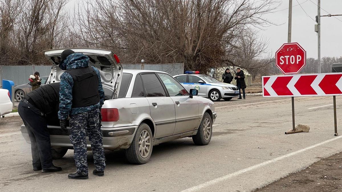 Блокпост в Таразе