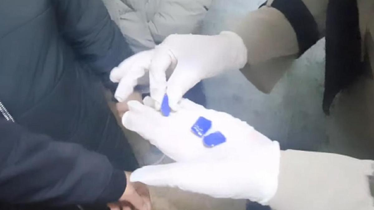 Обыск подозреваемой