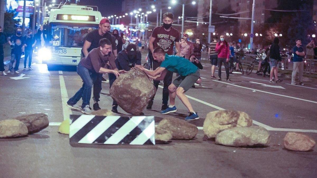 Акции протеста в Беларуси, Минск