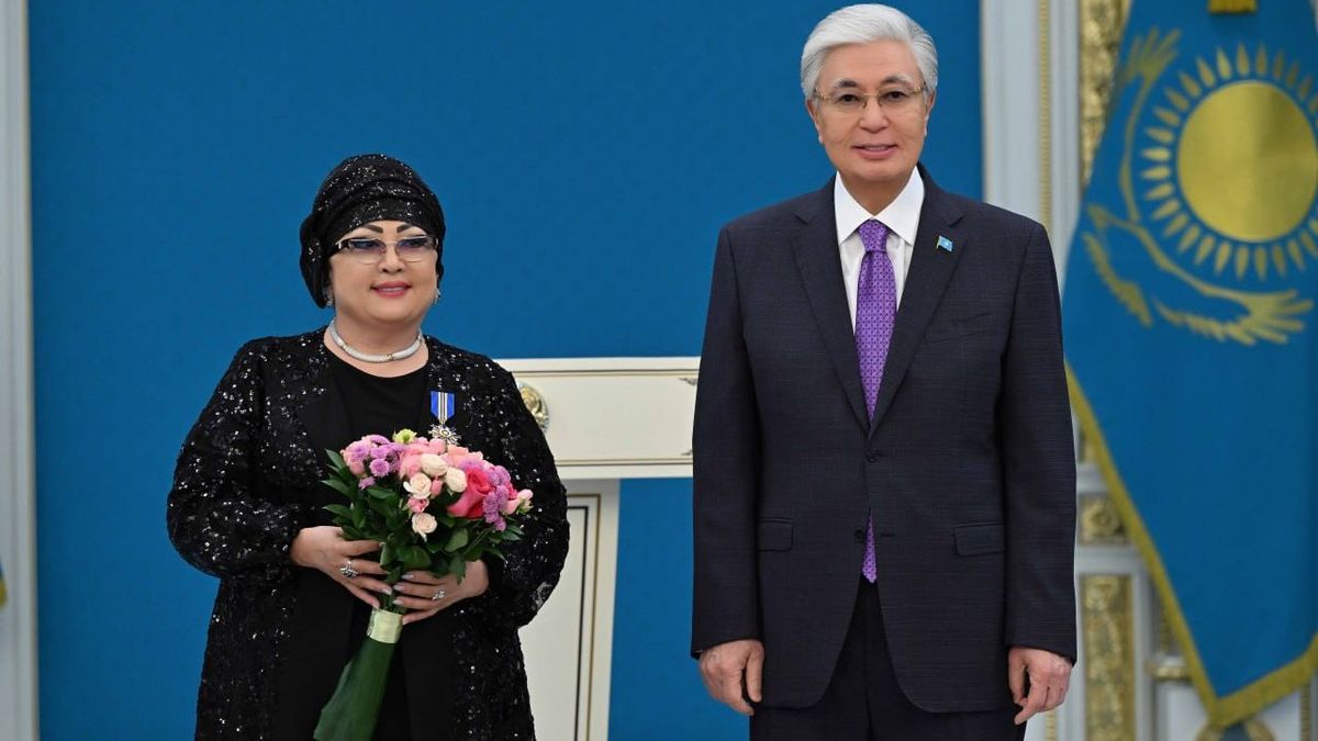 Касым-Жомарт Токаев и Макпал Жунусова