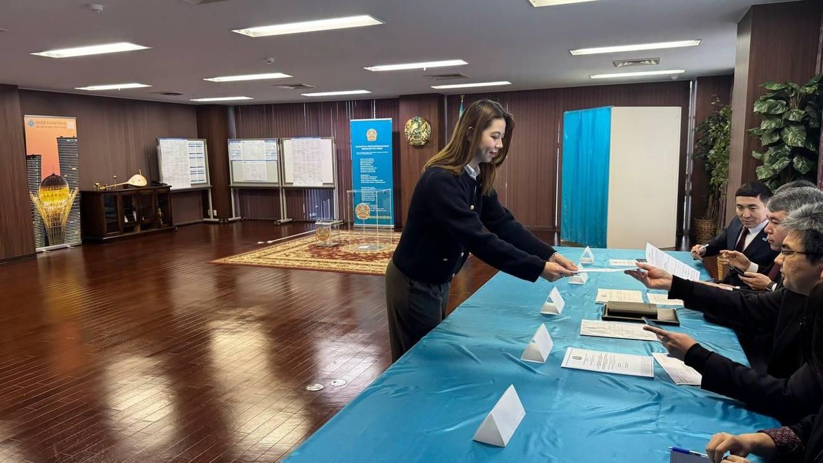 Токиодағы дауыс беру учаскесі