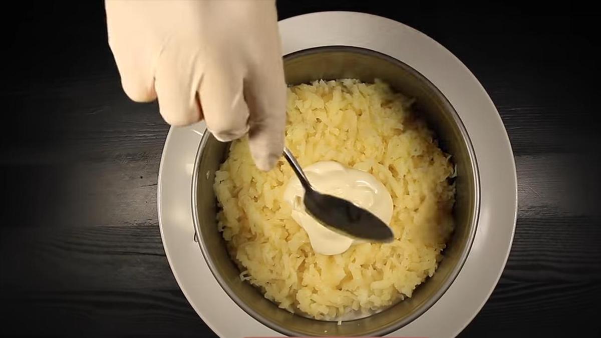 Сборка салата послойно