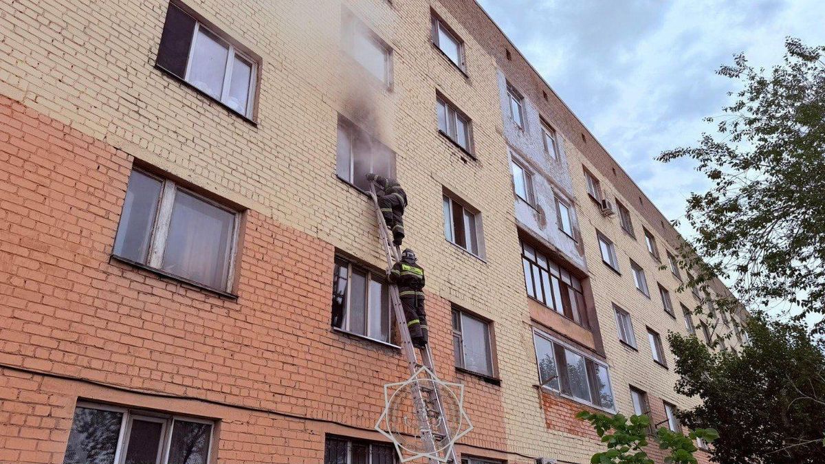 Пожар в общежитии