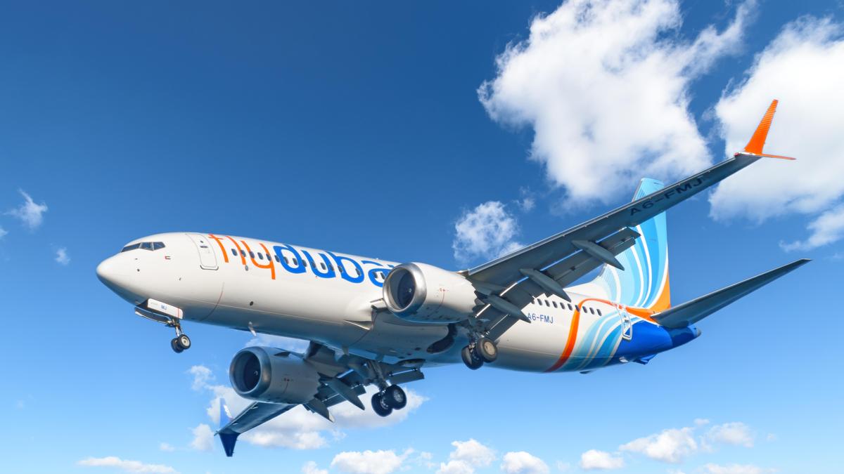 Самолет авиакомпании FlyDubai