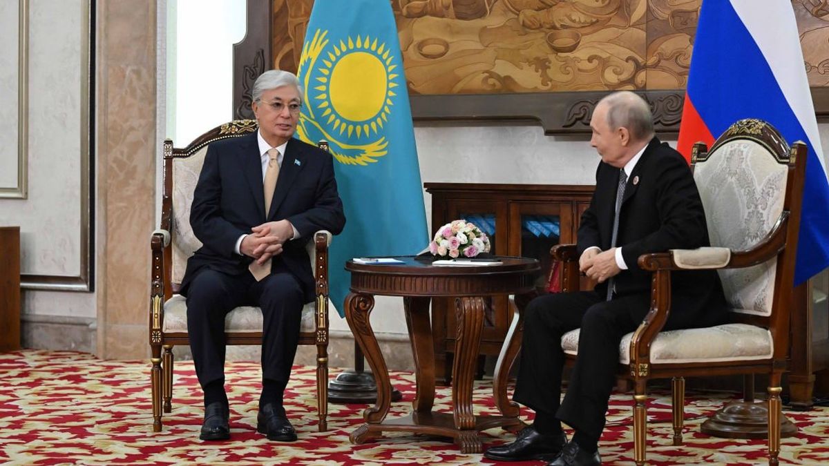 Касым-Жомарт Токаев и Владимир Путин