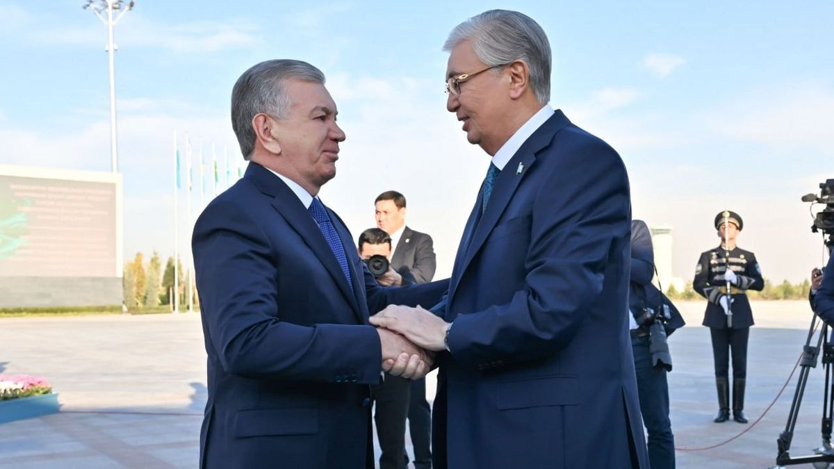 Касым-Жомарт Токаев и Шавкат Мирзиеев