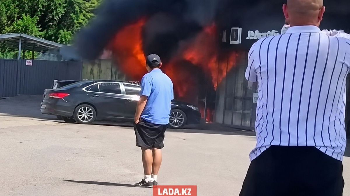 Пожар в Мангистау