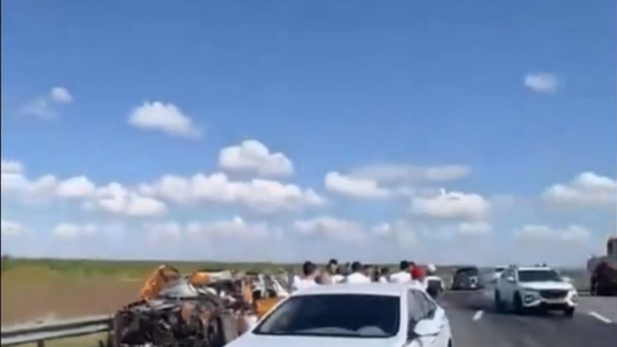 Жол апаты болған жер