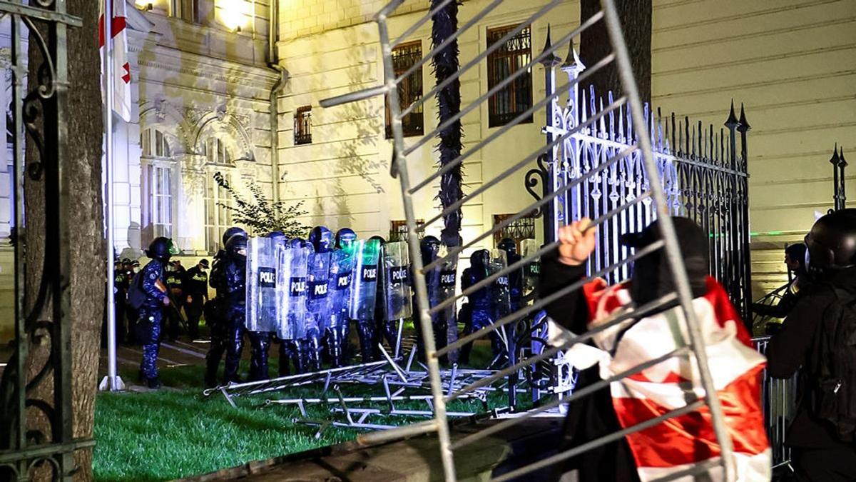 Протесты в Грузии