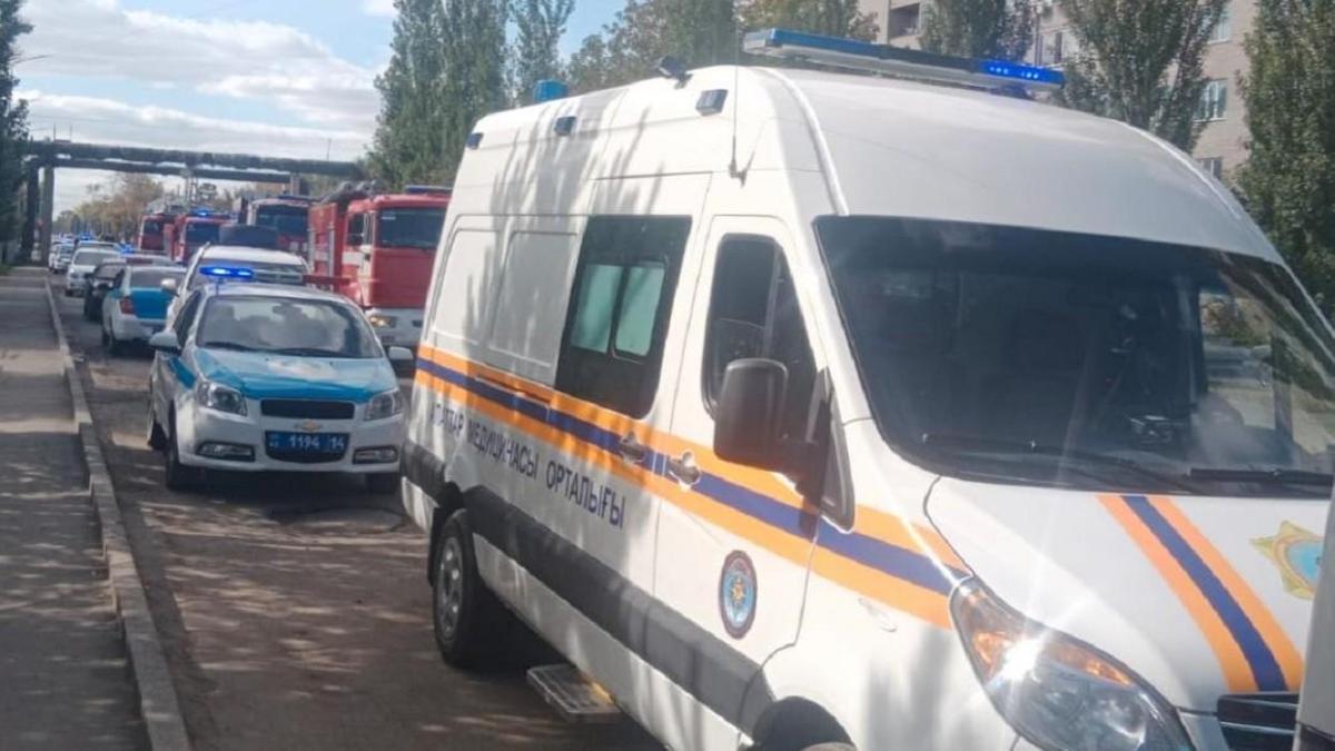 Взрыв в школе в Павлодаре